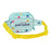 Belt Pouch Baby Shark Beach day Yellow Light Blue (14 x 11 x 4 cm)