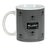 Mug BlackFit8 Skull Ceramic Black Grey (350 ml)