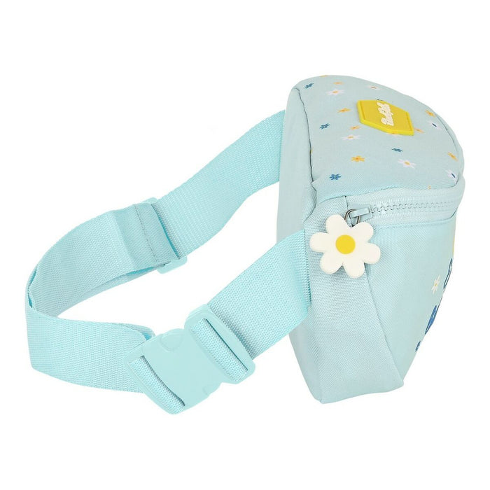 Belt Pouch BlackFit8 Daisies Light Blue (23 x 14 x 9 cm)