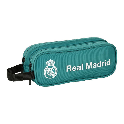 School Case Real Madrid C.F. White Turquoise Green (21 x 8 x 6 cm)