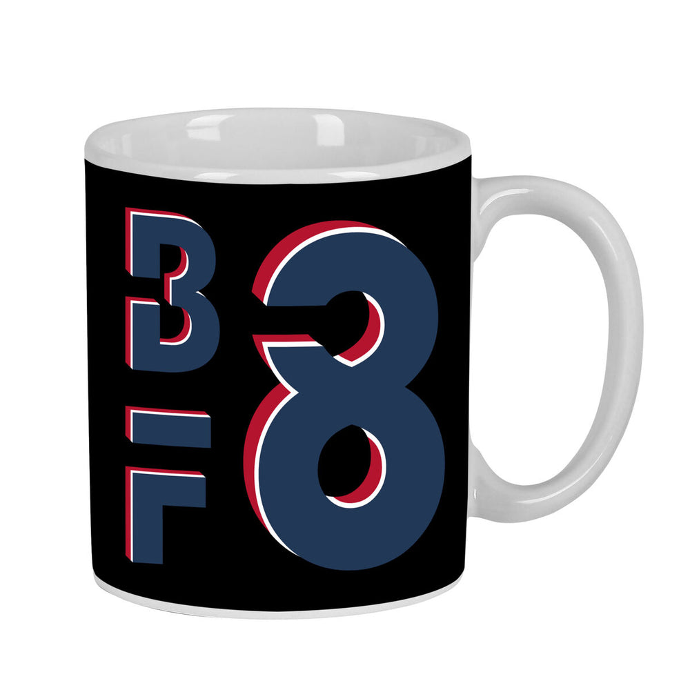 Mug BlackFit8 Urban Ceramic Black Navy Blue (350 ml)