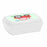 Sandwich Box Safta Granja Plastic White Light Green (17 x 6 x 14 cm)