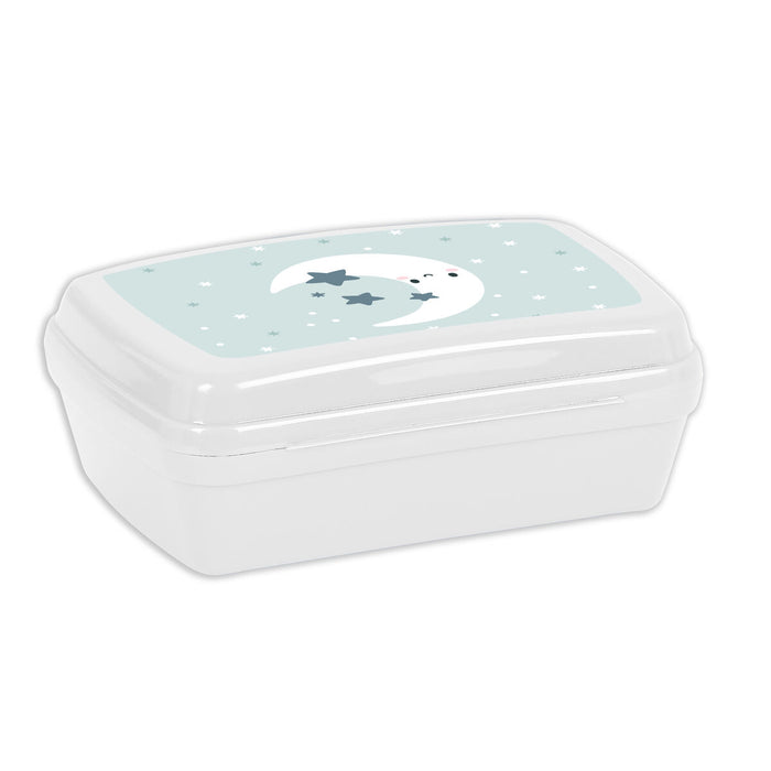 Sandwich Box Safta Luna Plastic Grey (17 x 6 x 14 cm)