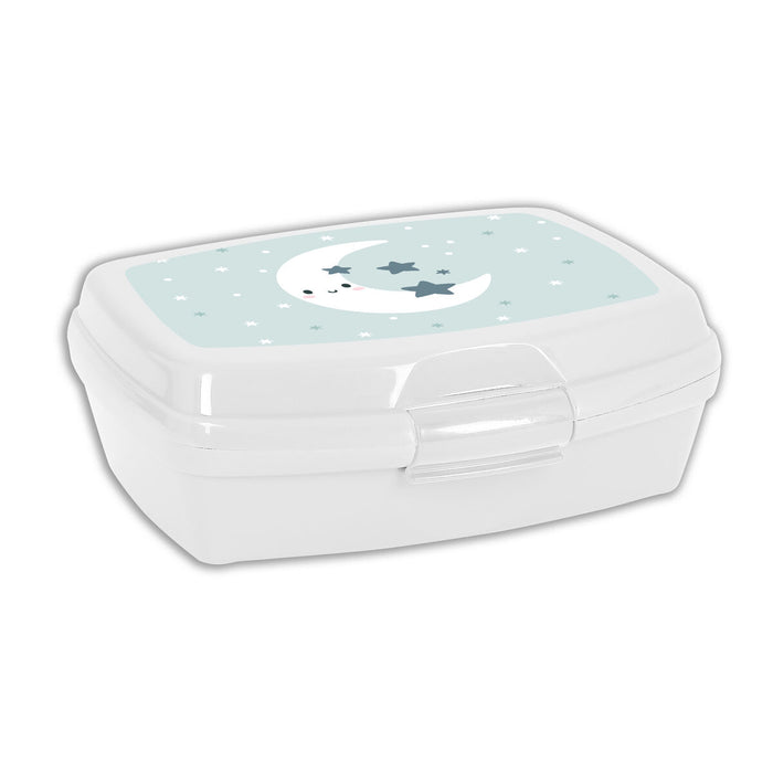 Sandwich Box Safta Luna Plastic Grey (17 x 6 x 14 cm)