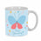 Mug BlackFit8 Mariposa Ceramic Light Blue (350 ml)