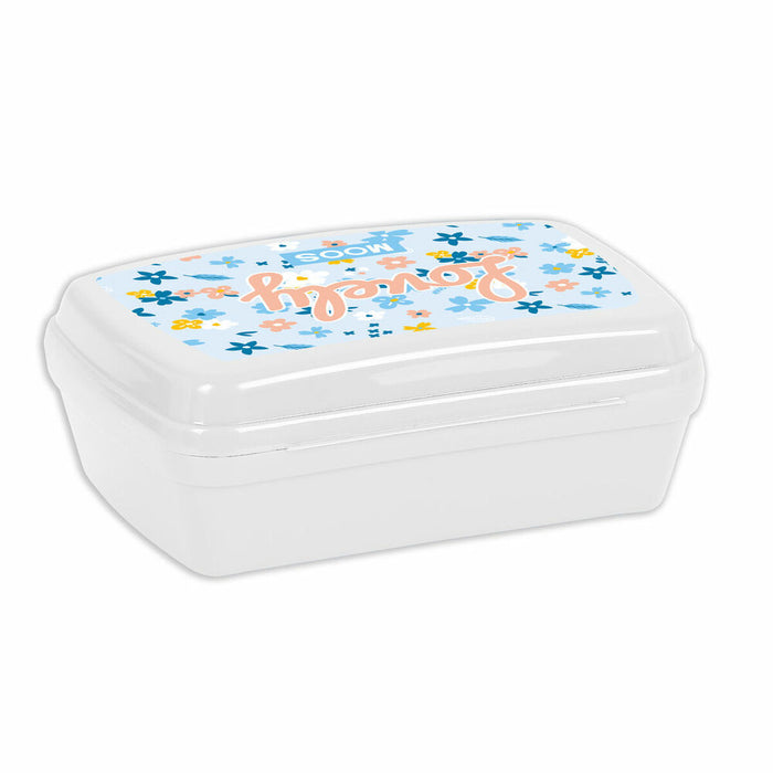 Sandwich Box Moos Lovely Plastic Light Blue (17 x 6 x 14 cm)