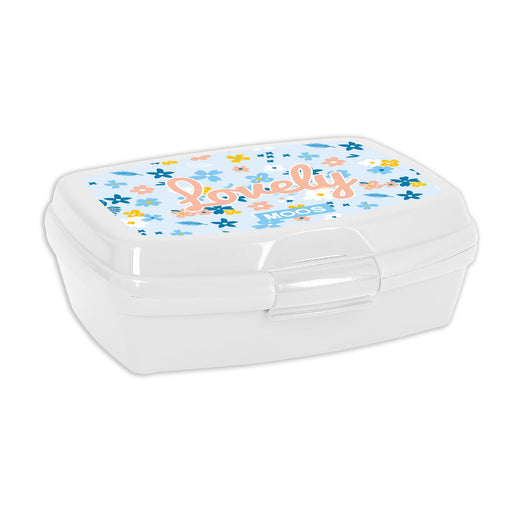 Sandwich Box Moos Lovely Plastic Light Blue (17 x 6 x 14 cm)