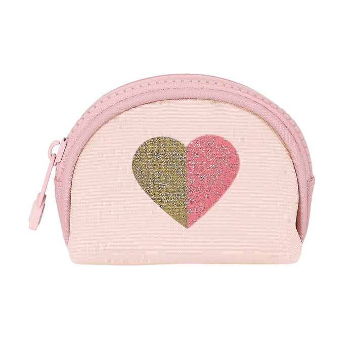 Purse Glow Lab Hearts Pink (9.5 x 7 x 3 cm)