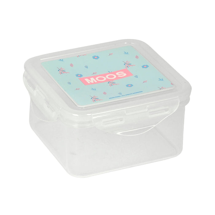 Lunch box Moos Garden 13 x 7.5 x 13 cm Turquoise