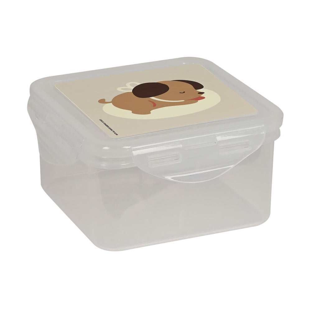 Lunch box Safta Puppy 13 x 7.5 x 13 cm Beige