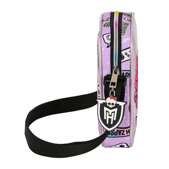 Shoulder Bag Monster High Best boos Lilac 16 x 18 x 4 cm