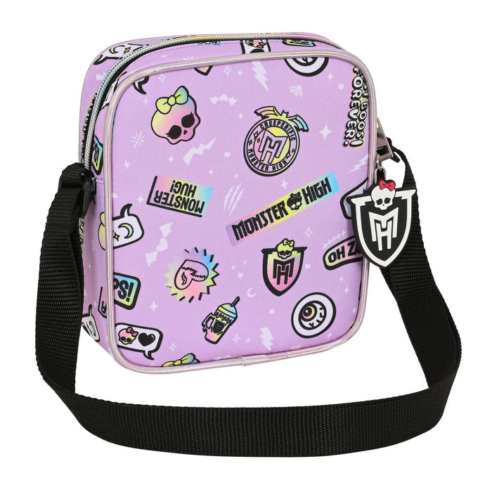 Shoulder Bag Monster High Best boos Lilac 16 x 18 x 4 cm