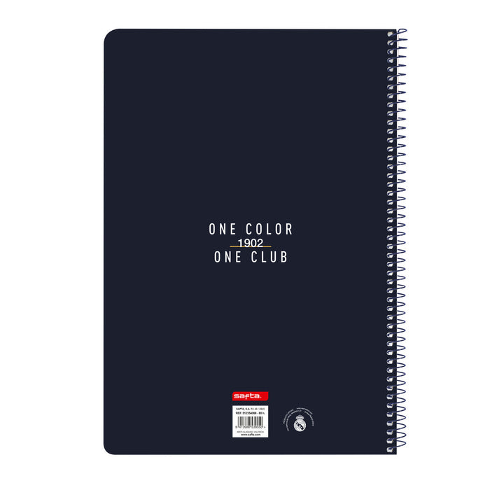 Notebook Real Madrid C.F. White A4 80 Sheets