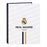 Ring binder Real Madrid C.F. White A4 26.5 x 33 x 4 cm