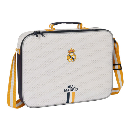 School Satchel Real Madrid C.F. White 38 x 28 x 6 cm