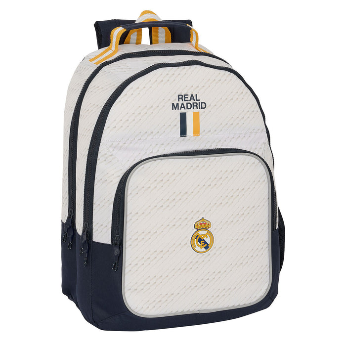 School Bag Real Madrid C.F. White 32 x 42 x 16 cm