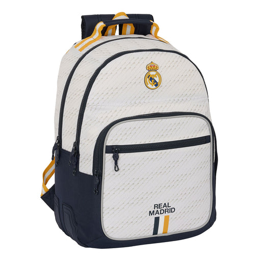 School Bag Real Madrid C.F. White 32 x 42 x 15 cm