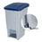 Pedal Bin Denox Blue Grey Plastic 60 L