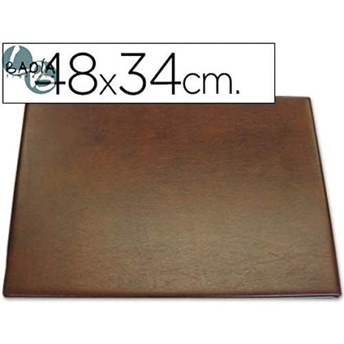 Mouse Mat Grafoplas Basic Desk Brown PVC 98 x 70 cm