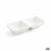 Snack tray Quid Select Ceramic White 15 x 7 cm (12 Units) (Pack 12x)