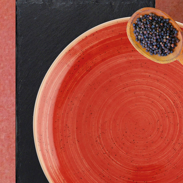 Serving Platter Ariane Terra Red Ceramic 26 cm