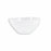 Salad Bowl Quid Boreal Ø 14 cm White Glass (6 Units) (Pack 6x)