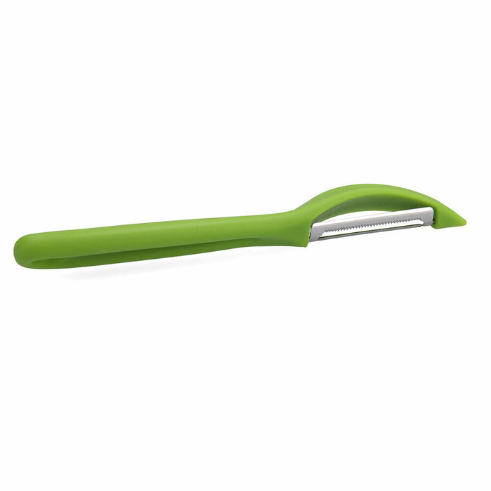 Fruit and Vegetable Peeler Quid Veggy Metal Green 21 x 10 x 2 cm