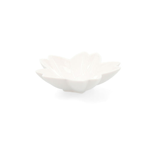 Snack tray Quid Select Flower Ceramic White (6 Units) (Pack 6x)