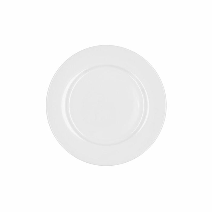 Dessert dish Bidasoa Glacial Ala Ancha Ceramic White 19 cm (12 Units) (Pack 12x)