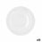 Plate Bidasoa Glacial Ø 15 cm White Ceramic (12 Units) (Pack 12x)