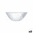 Salad Bowl Bidasoa Ikonic Transparent Glass (15,5 cm) (Pack 6x)