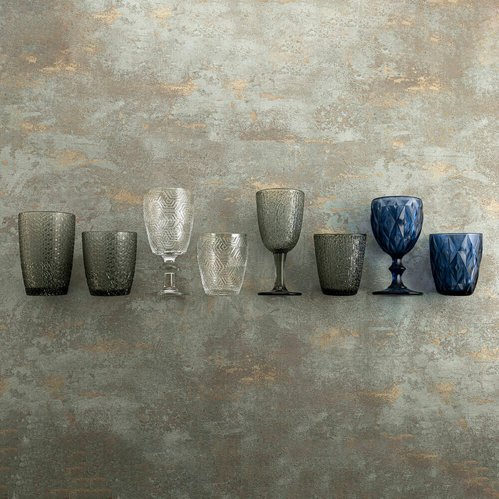 Set of glasses Bidasoa Ikonic Grey 6 Pieces (25 cl)