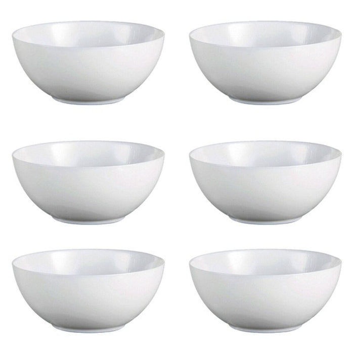 Set of bowls Luminarc Diwali White Glass (18 cm) (6 pcs)