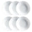 Plate set Luminarc Diwali 6 pcs White Glass