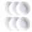 Plate set Luminarc Diwali 6 pcs White Glass