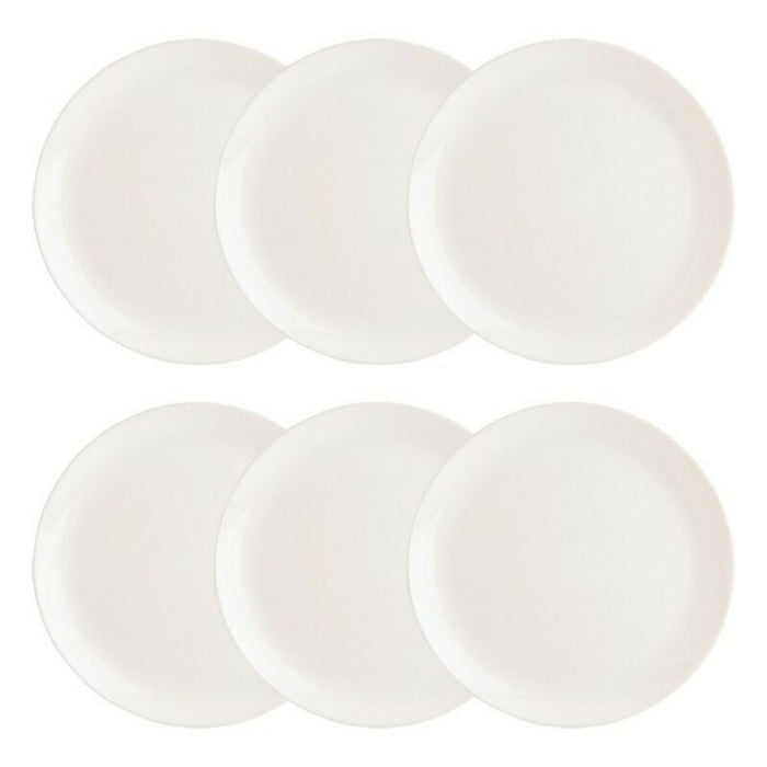 Plate set Luminarc Diwali 6 Units White Glass (Ø 27 cm)