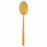 Spoon Bidasoa Ikonic Metal Gold 12 Units