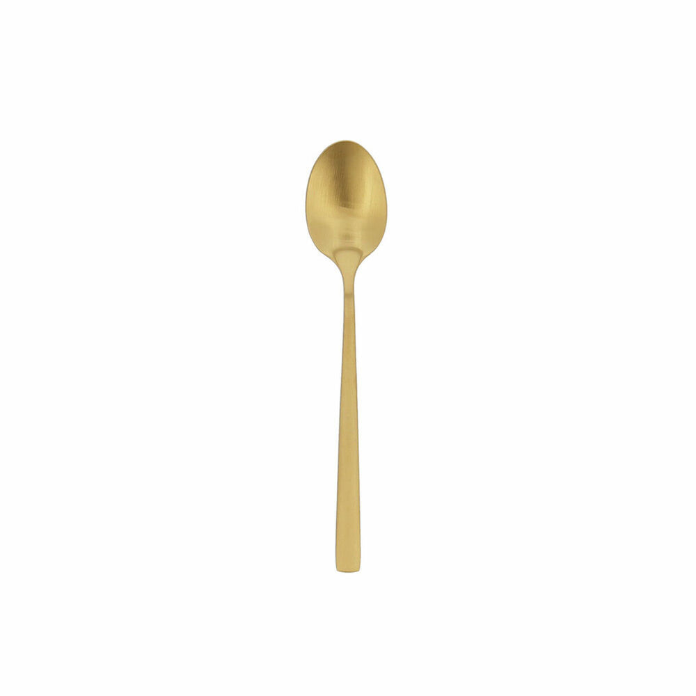 Coffee Spoon Bidasoa Ikonic Metal Gold 12 Units