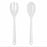 Salad serving utensils Quid Viba Transparent Plastic (28 x 6 x 0,5 cm) (2 pcs)