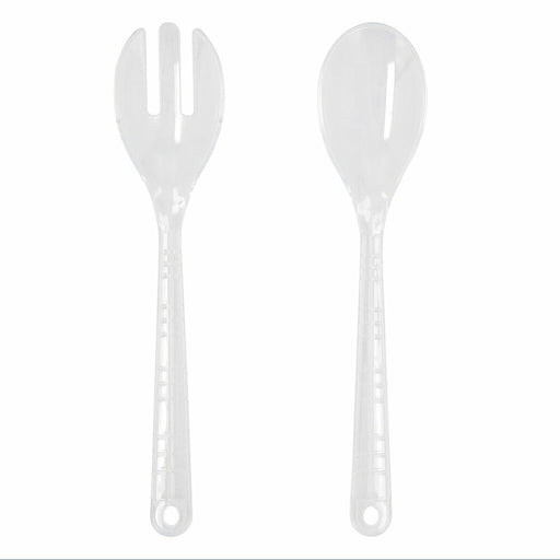 Salad serving utensils Quid Viba Transparent Plastic (28 x 6 x 0,5 cm) (2 pcs)