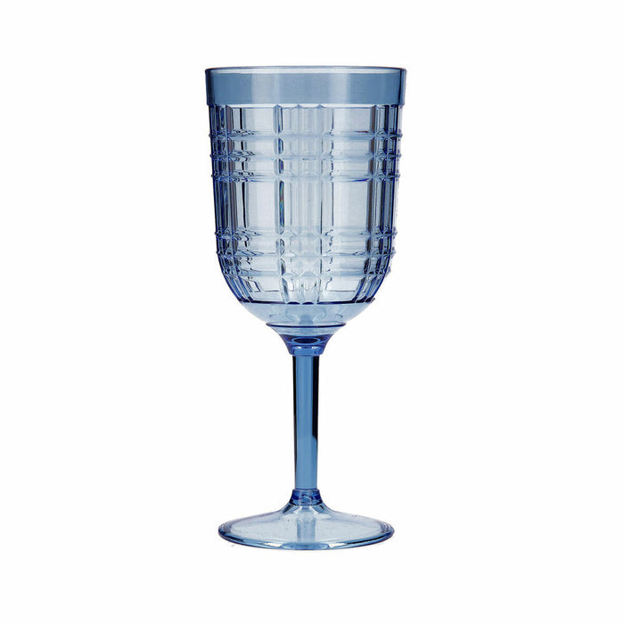 Wine glass Quid Viba Blue Plastic 420 ml (12 Units) (Pack 12x)