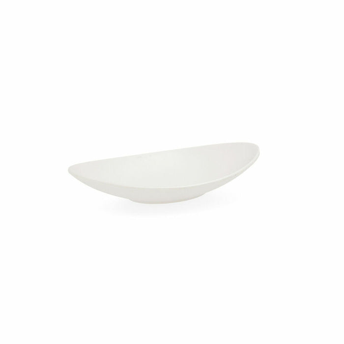 Deep Plate Quid Select Oval White Plastic 18 x 10,5 x 3 cm (12 Units)