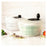 Salad Centrifuge Quid Ebano White Plastic (22,5 cm)