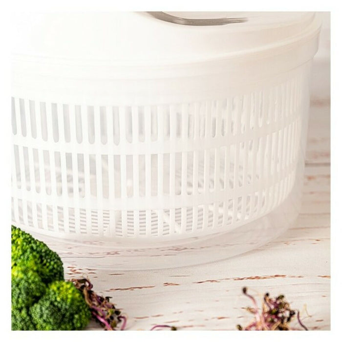 Salad Centrifuge Quid Ebano White Plastic (26 cm)