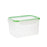 Lunch box Quid Greenery 2,8 L Transparent Plastic (4 Units) (Pack 4x)