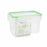 Hermetic Lunch Box Quid Greenery 1,8 L Transparent Plastic (Pack 4x)