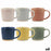 Mug Bidasoa Artesano Multicolour Ceramic 330 ml (6 Units) (Pack 6x)