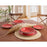 Dinnerware Set Quid Vita 18 Pieces Ceramic Red