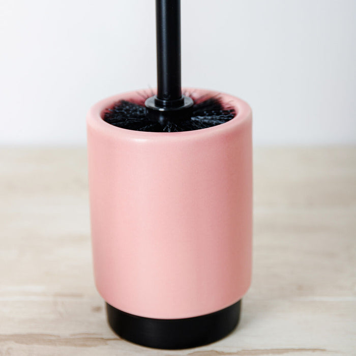 Toilet Brush Quid Cabinet Ceramic Pink