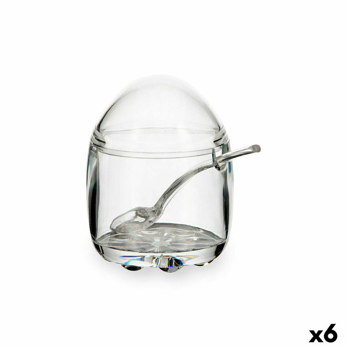 Sugar Bowl Quid Tu y Yo Plastic (8 x 8 x 10,5 cm) (Pack 6x)